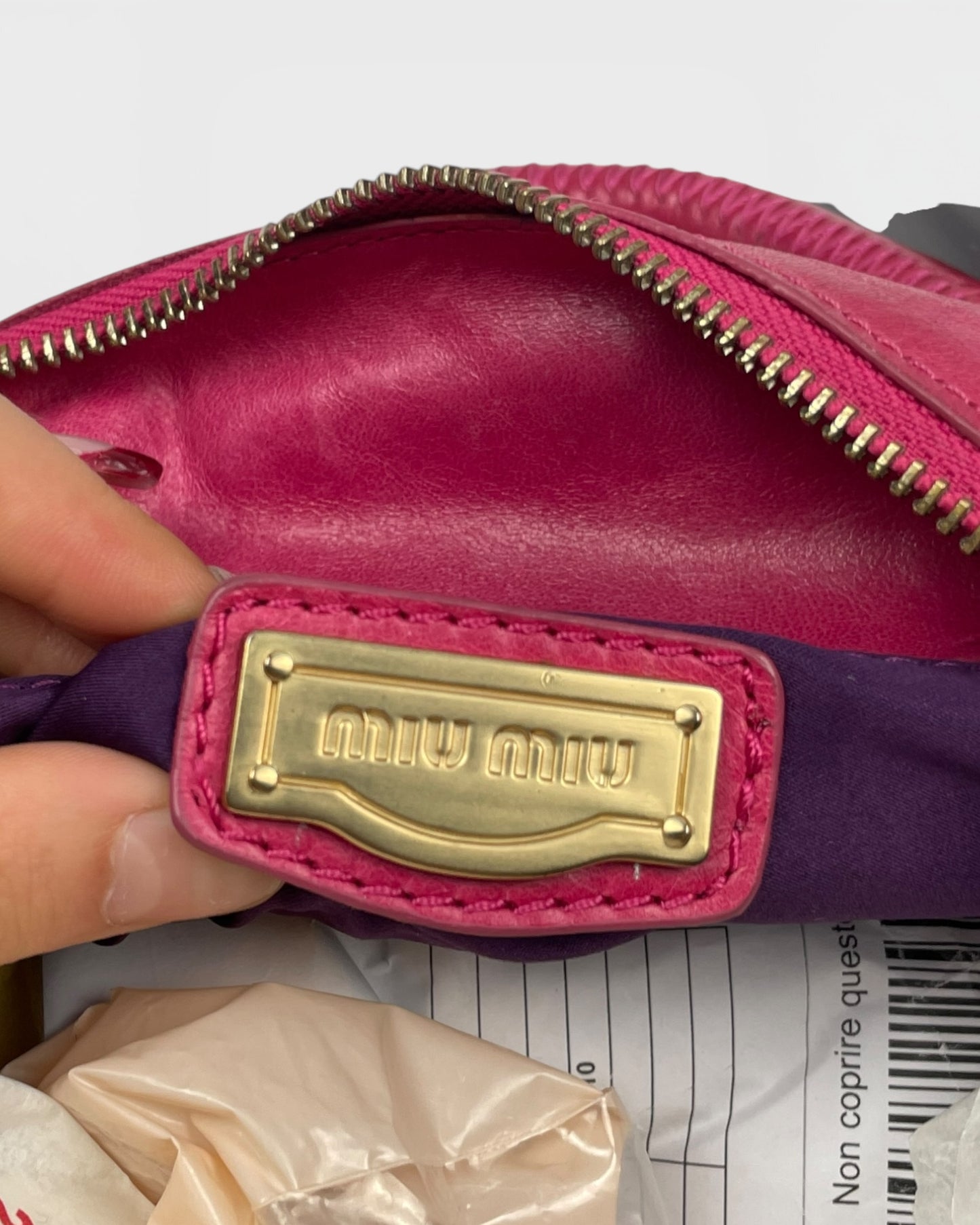 Miu Miu bow bag / sac rose