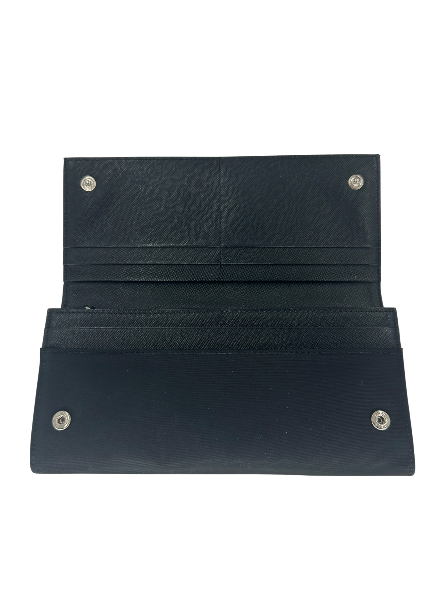 Prada portefeuille cuir safiano