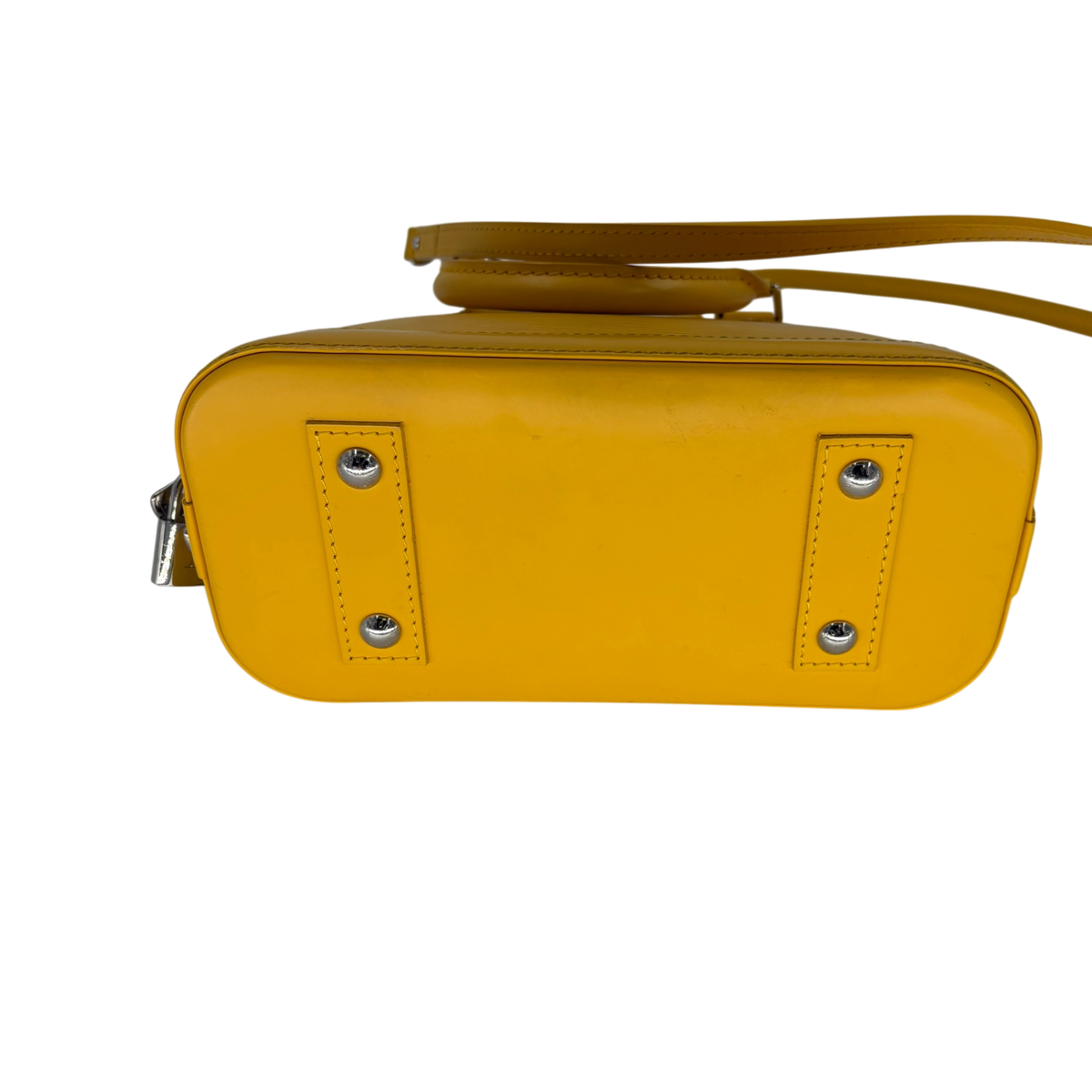 Louis Vuitton BB Alma Cuir épi jaune