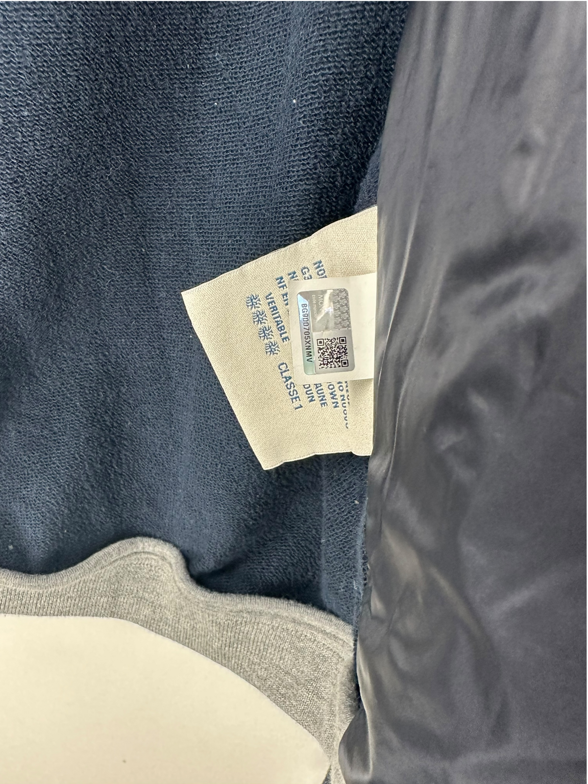 Moncler veste bi-matière - The Reservery