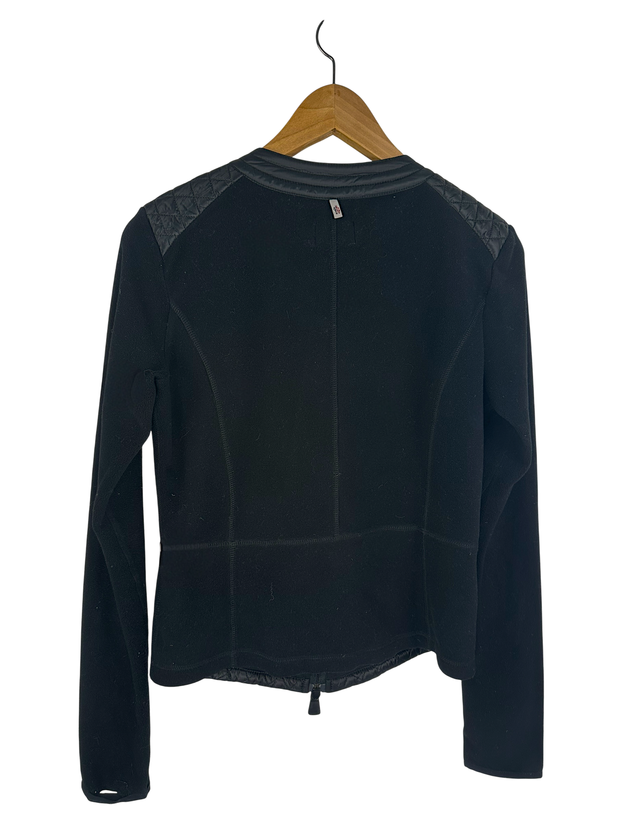 Moncler veste cintrée bi-matière
