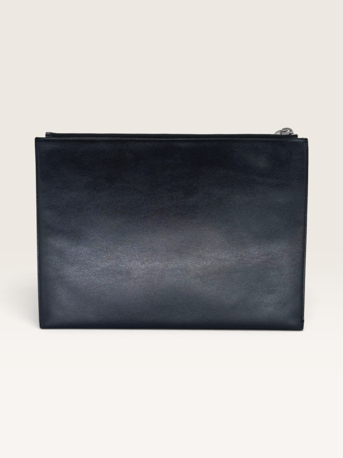 Saint laurent pochette en cuir lisse