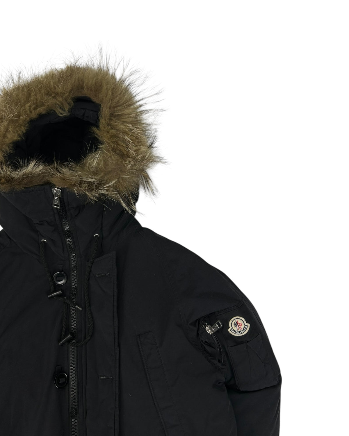 Moncler doudoune à fourrure - The Reservery