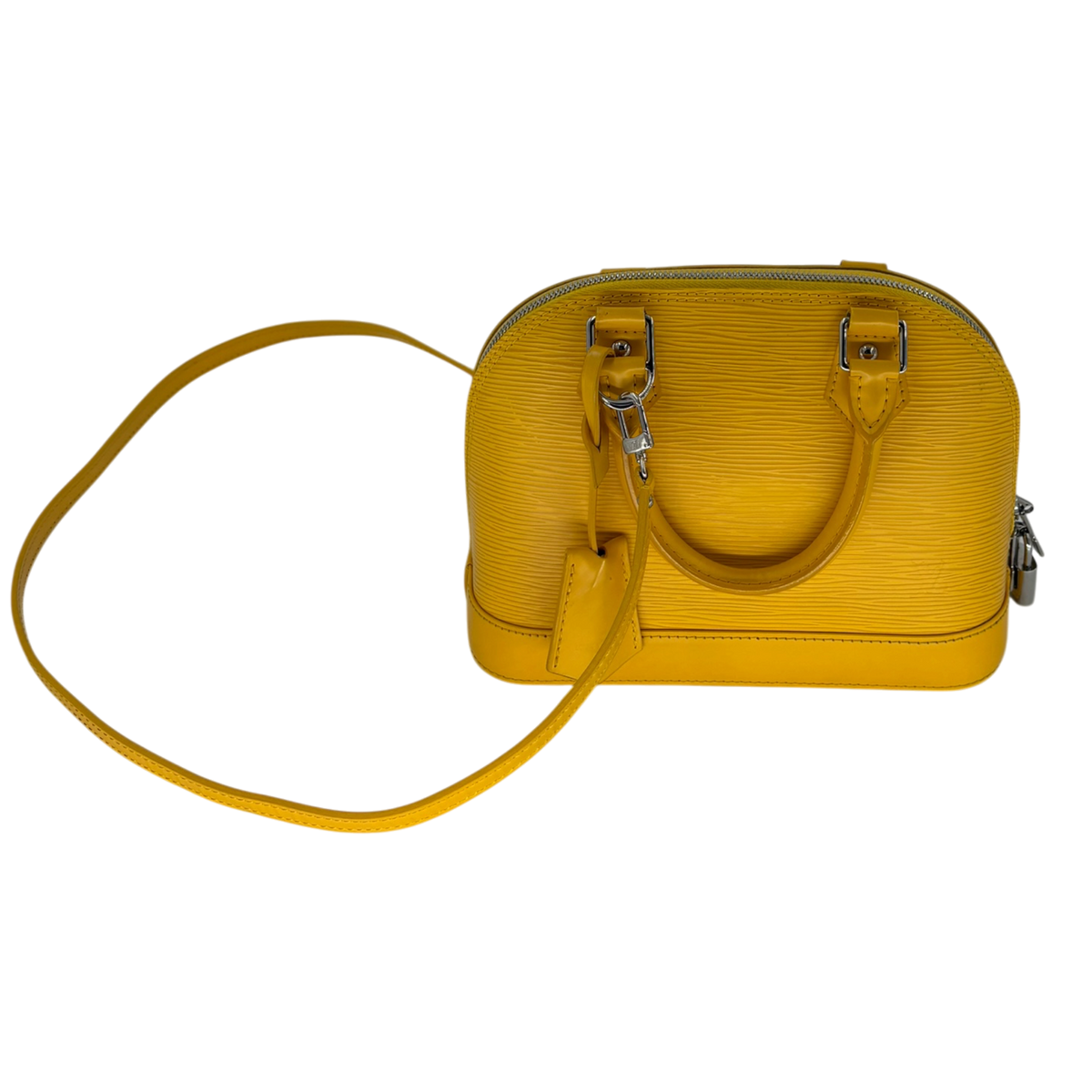 Louis Vuitton BB Alma Cuir épi jaune