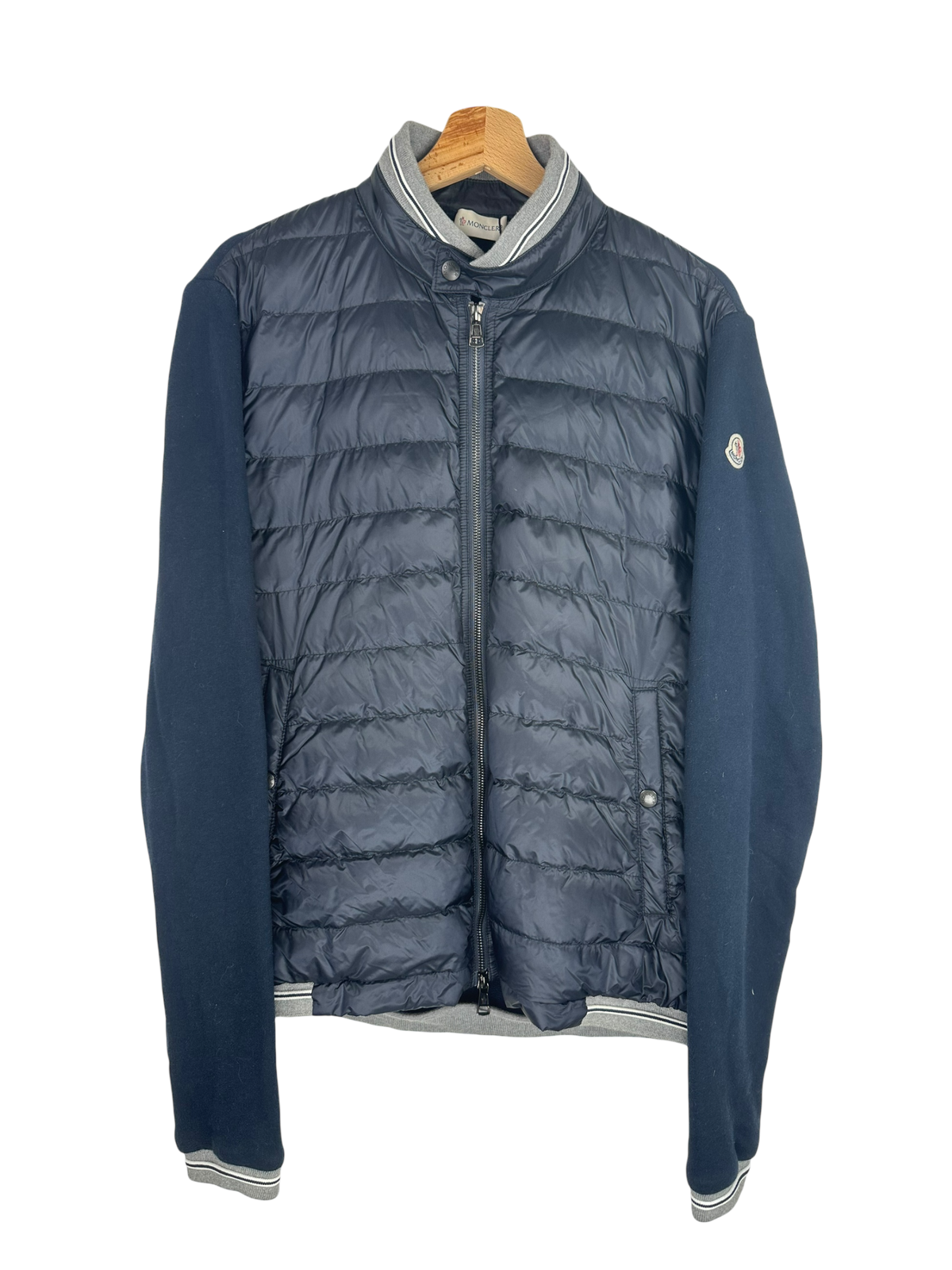 Moncler veste bi-matière - The Reservery