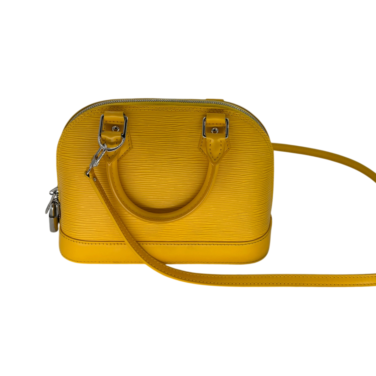 Louis Vuitton BB Alma Cuir épi jaune