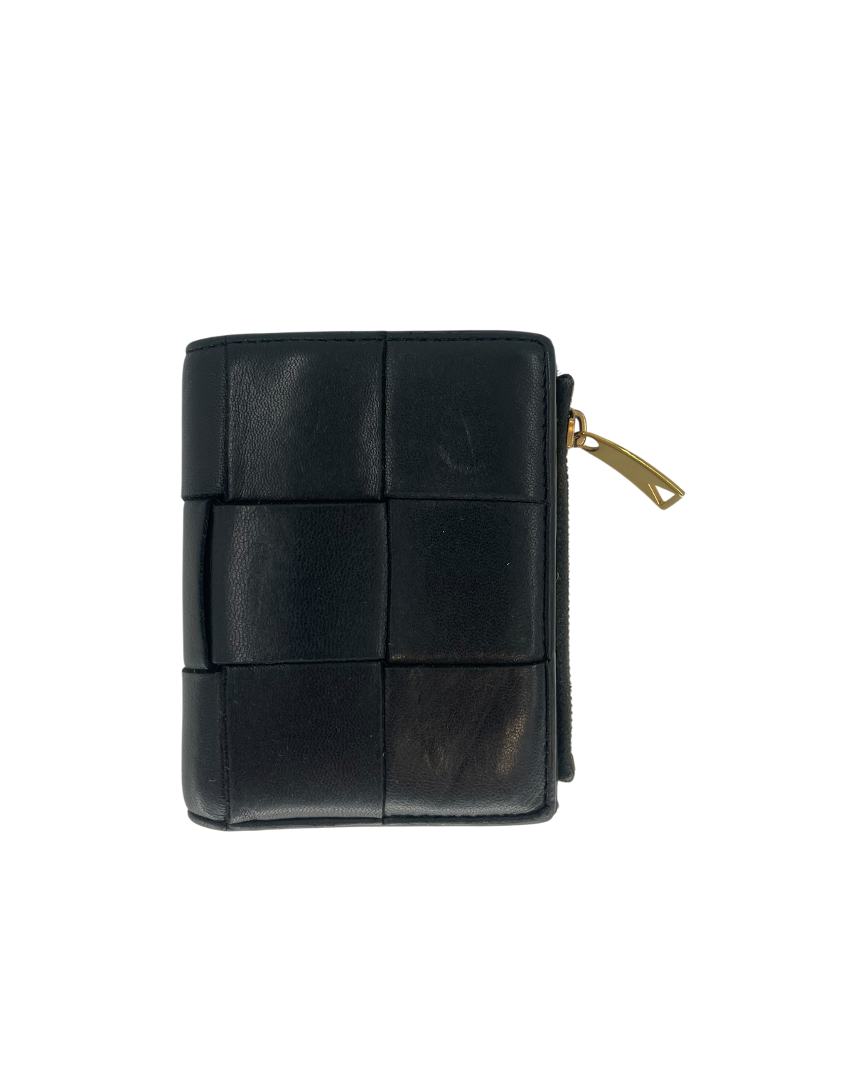 Bottega Veneta Portefeuille en cuir noir