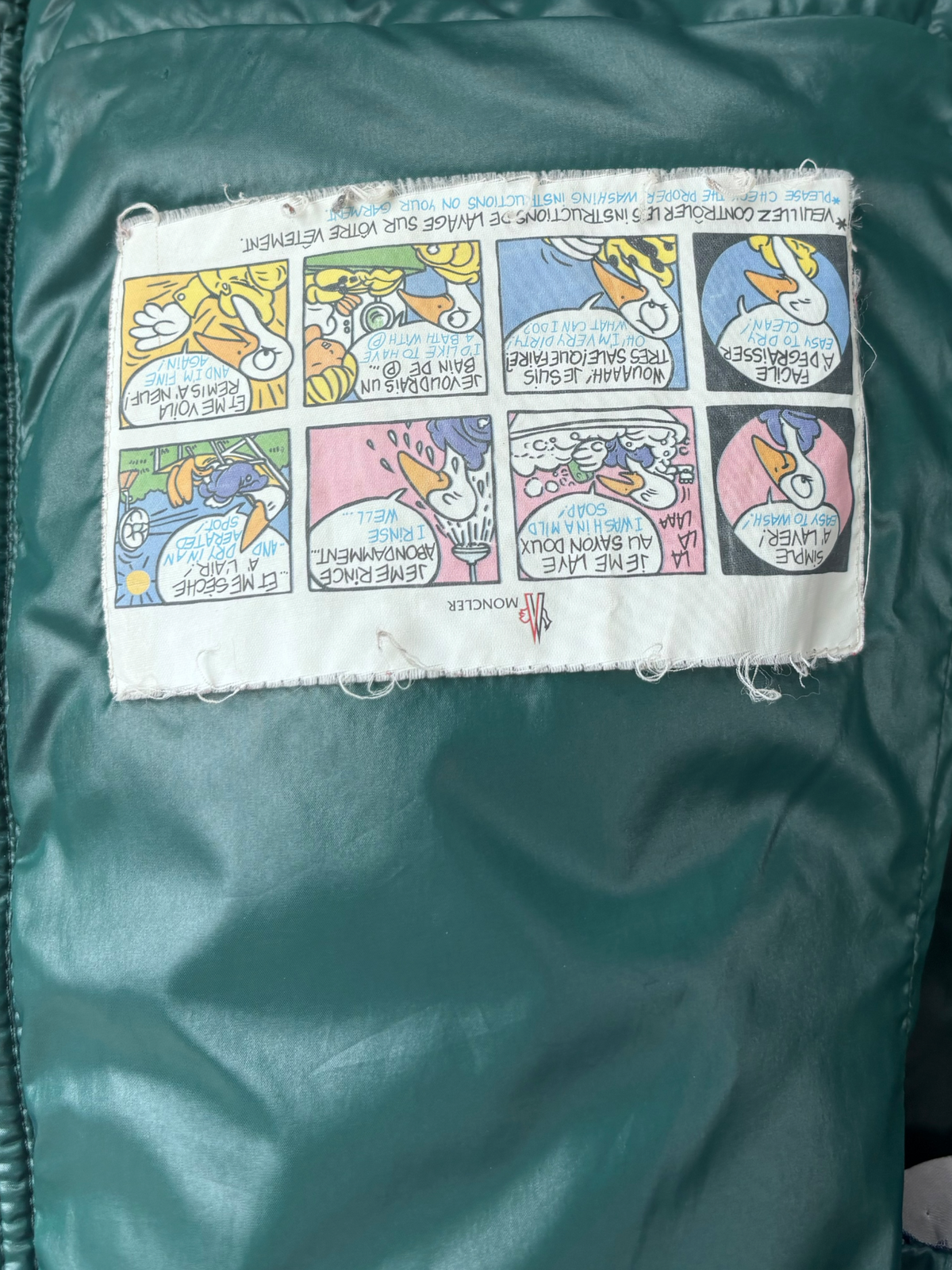 Moncler Doudoune verte