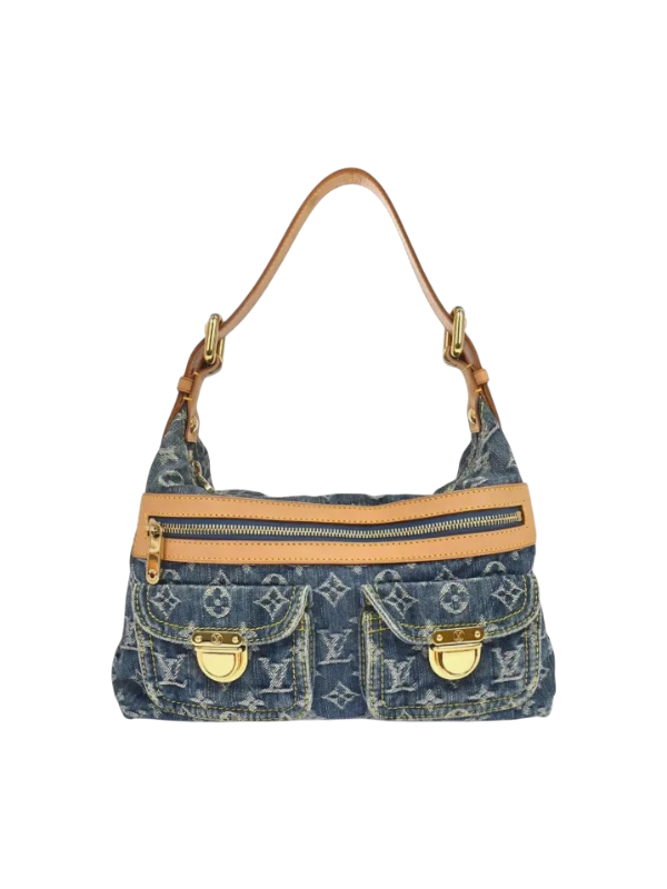 Louis Vuitton Sac porté épaule denim