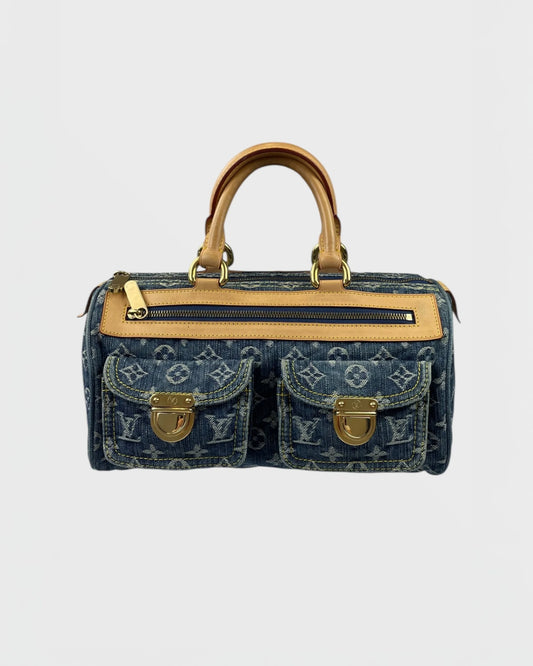 Louis Vuitton denim néo-speedy sac à main