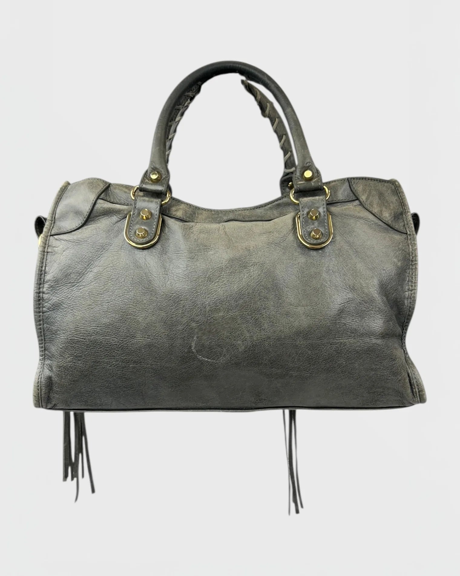 Balenciaga grey city bag
