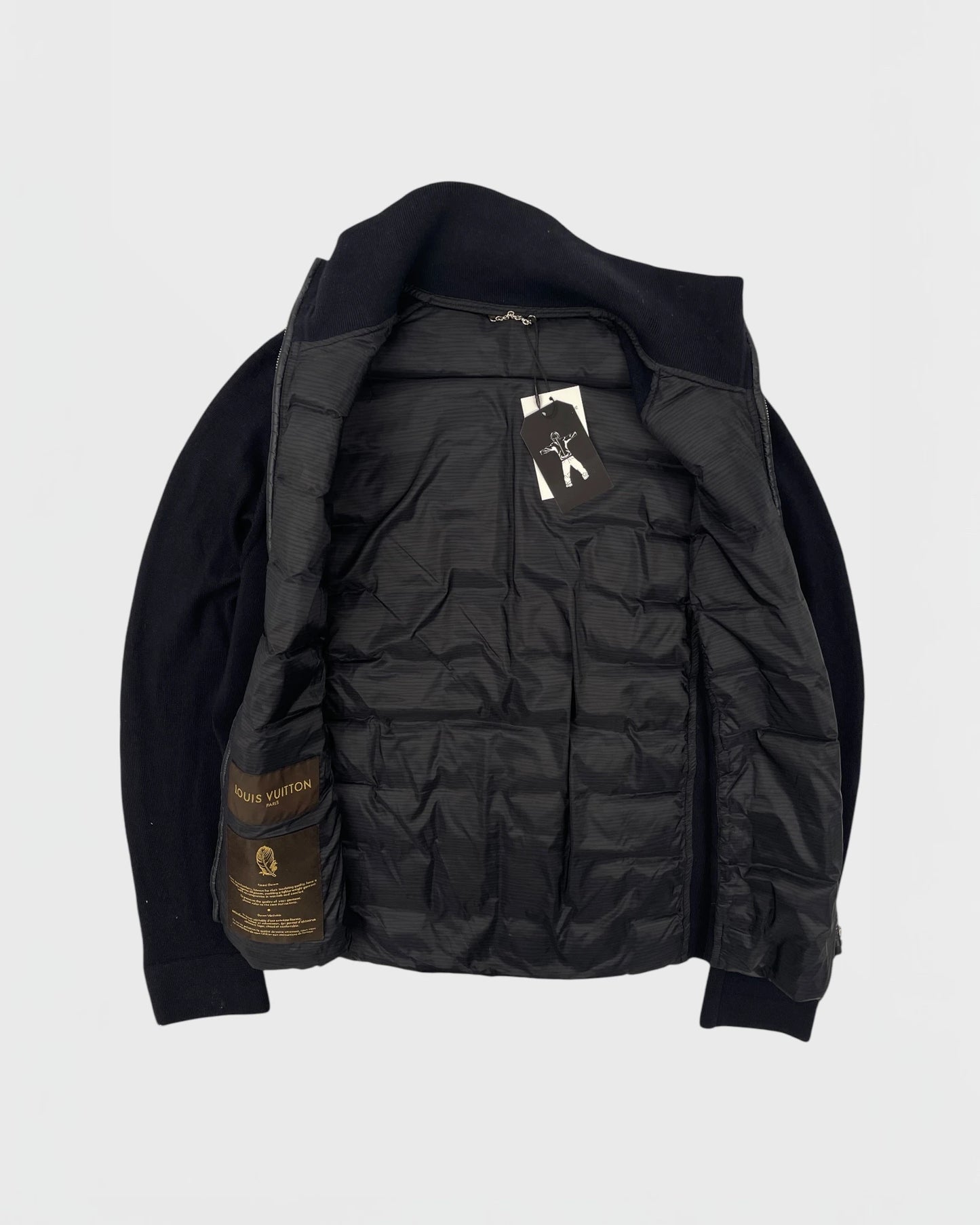 Louis Vuitton veste cardigan bi-matière