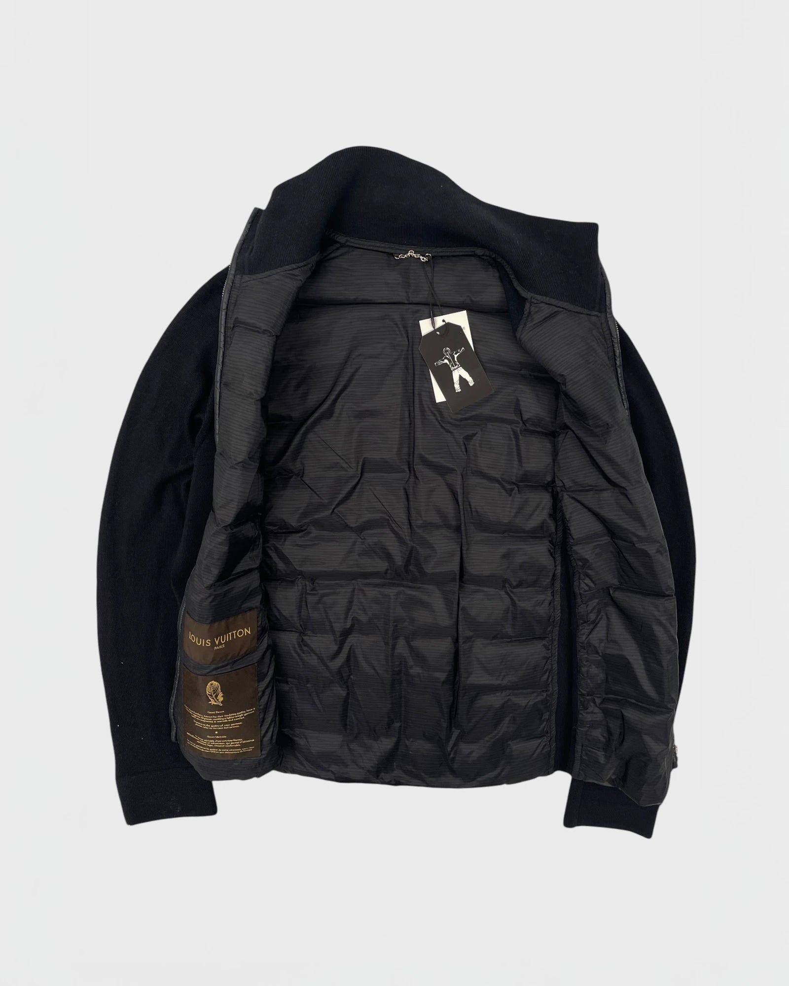 Louis Vuitton veste cardigan bi-matière