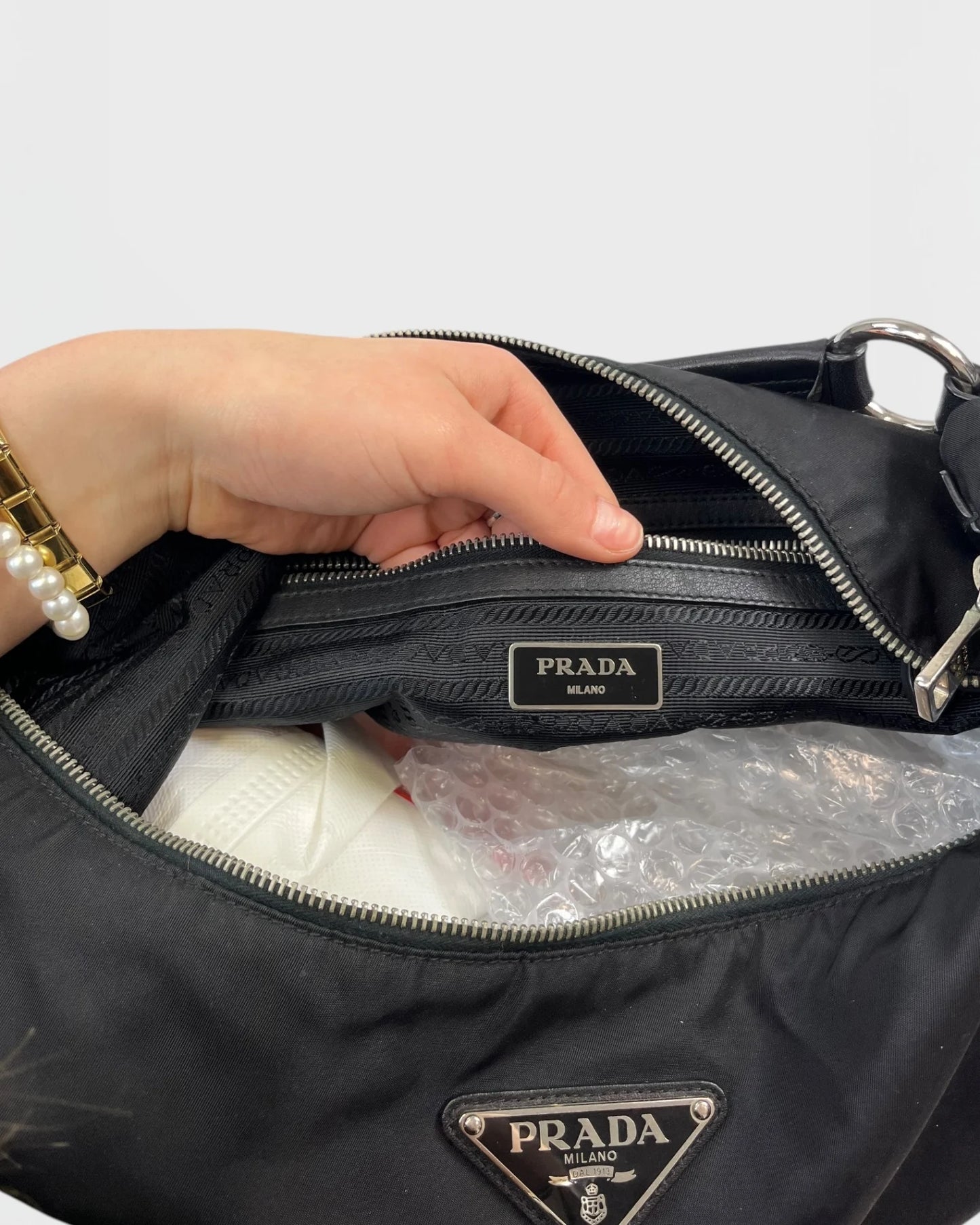 Prada baguette nylon