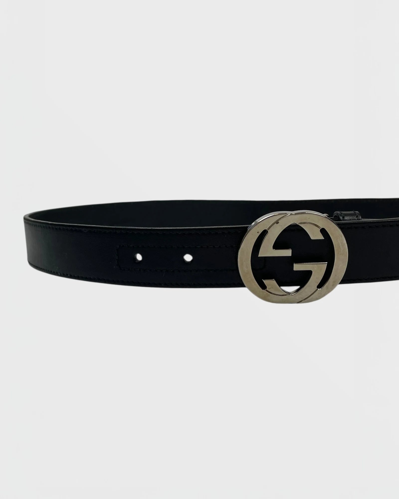 Gucci GG noir ceinture