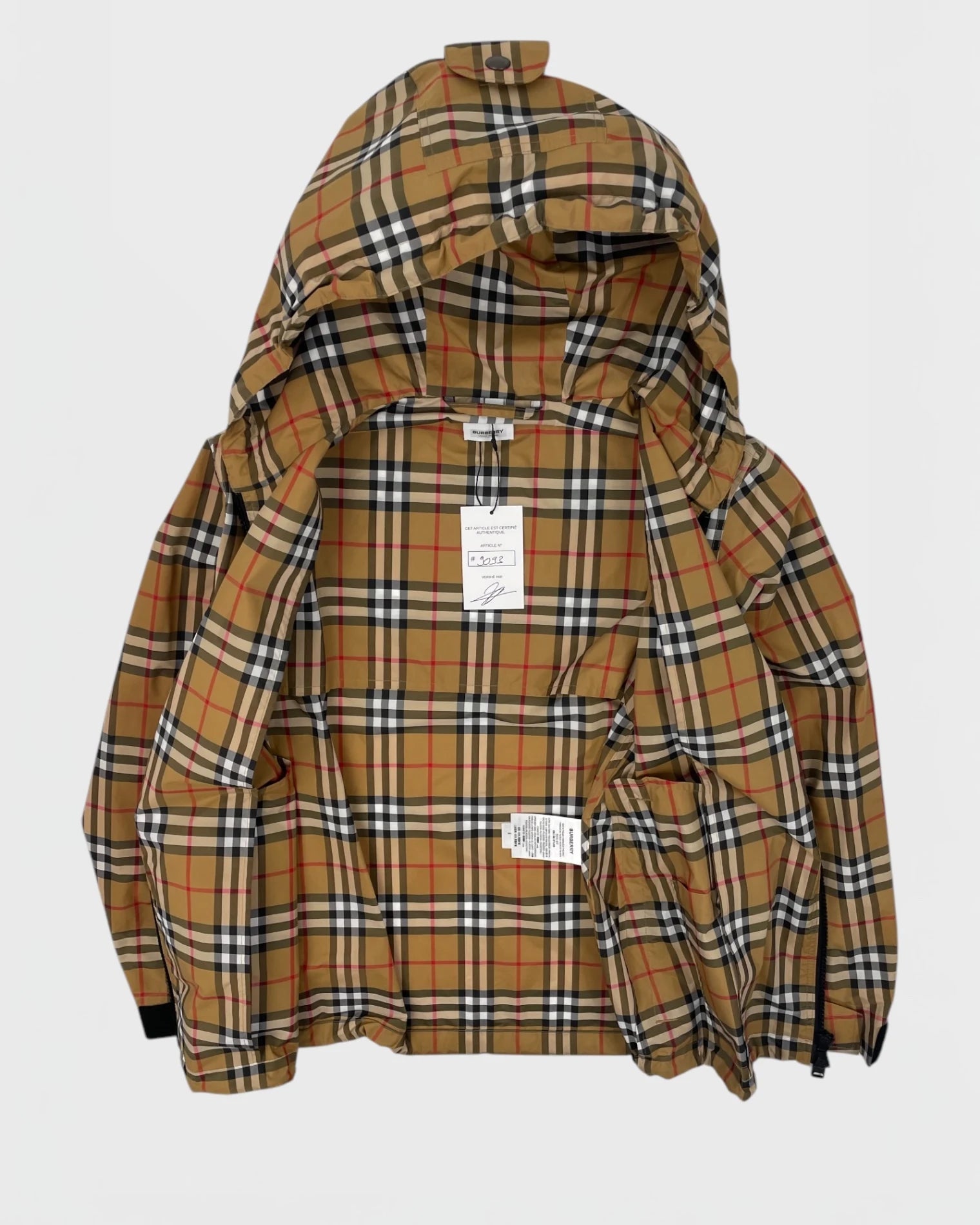 Burberry monogramme veste