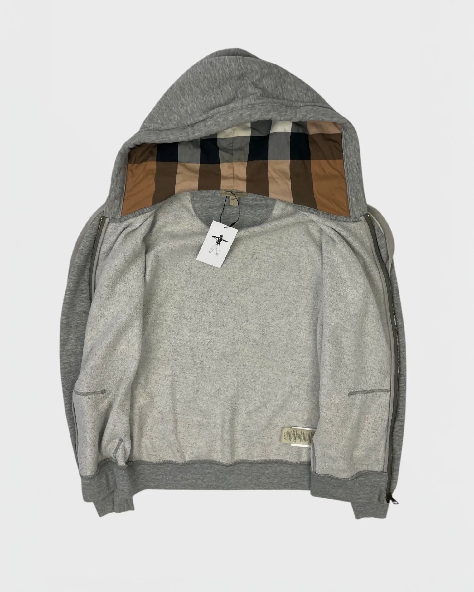 Burberry gilet à capuche