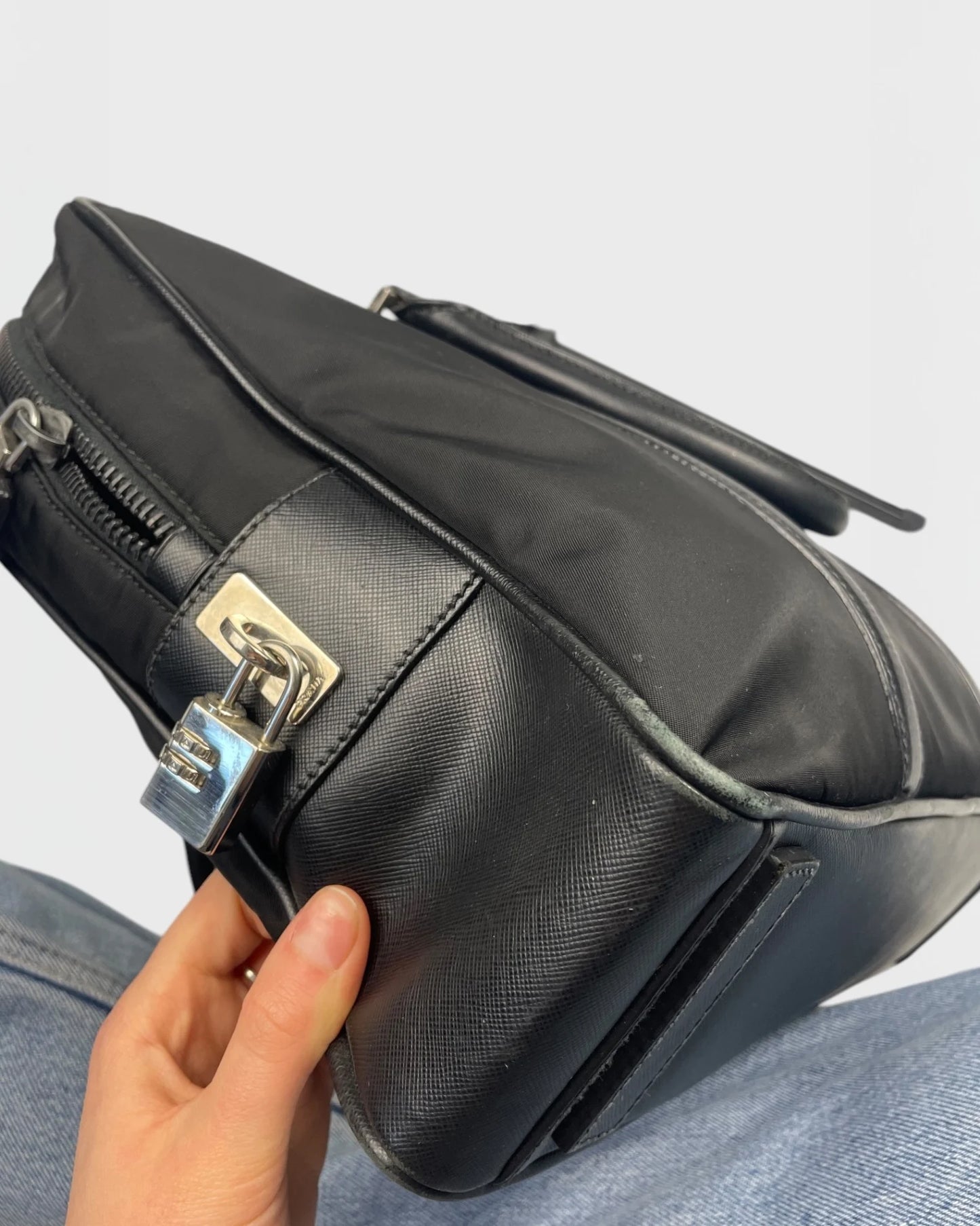 Prada nylon mallette