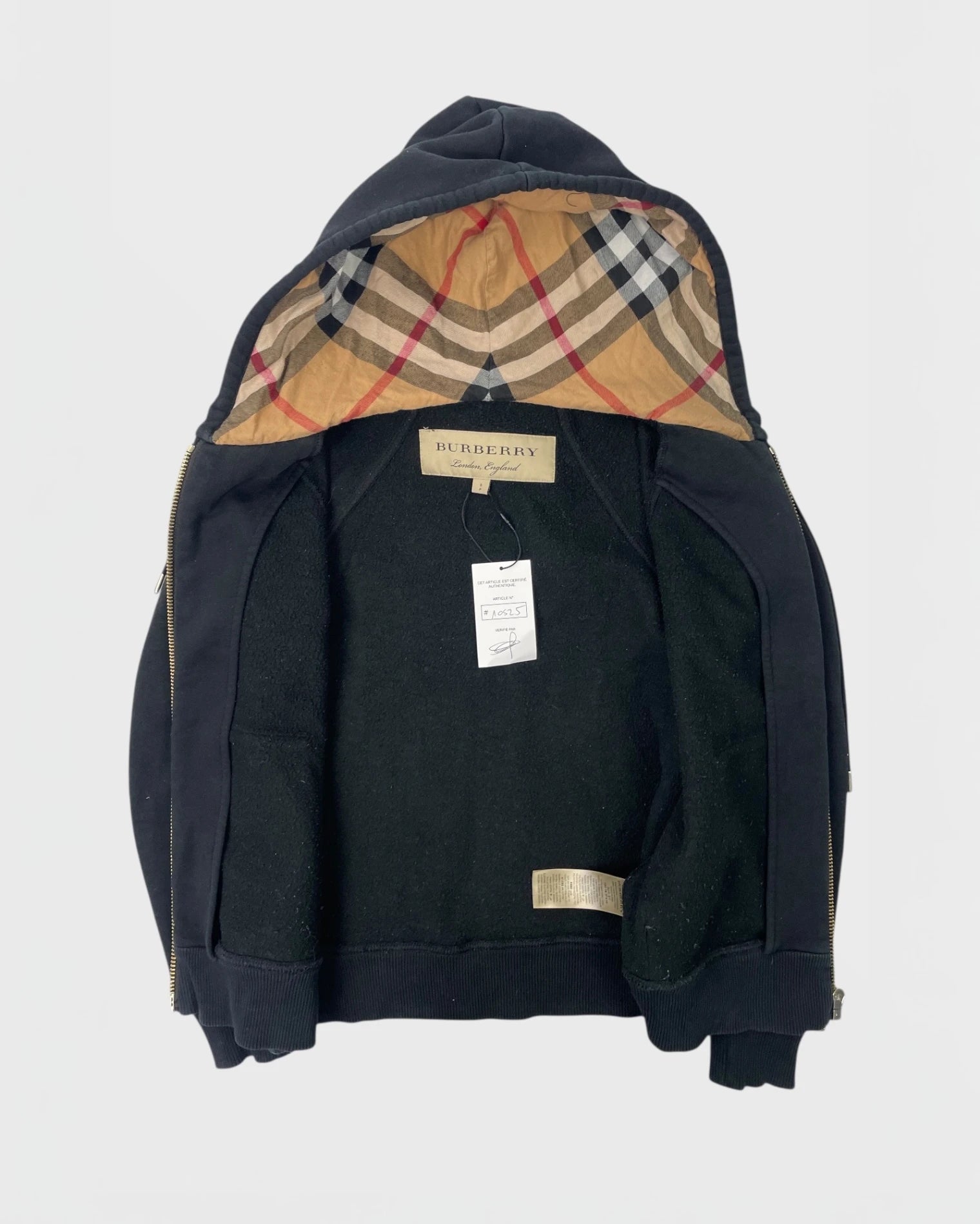 Burberry gilet à capuche