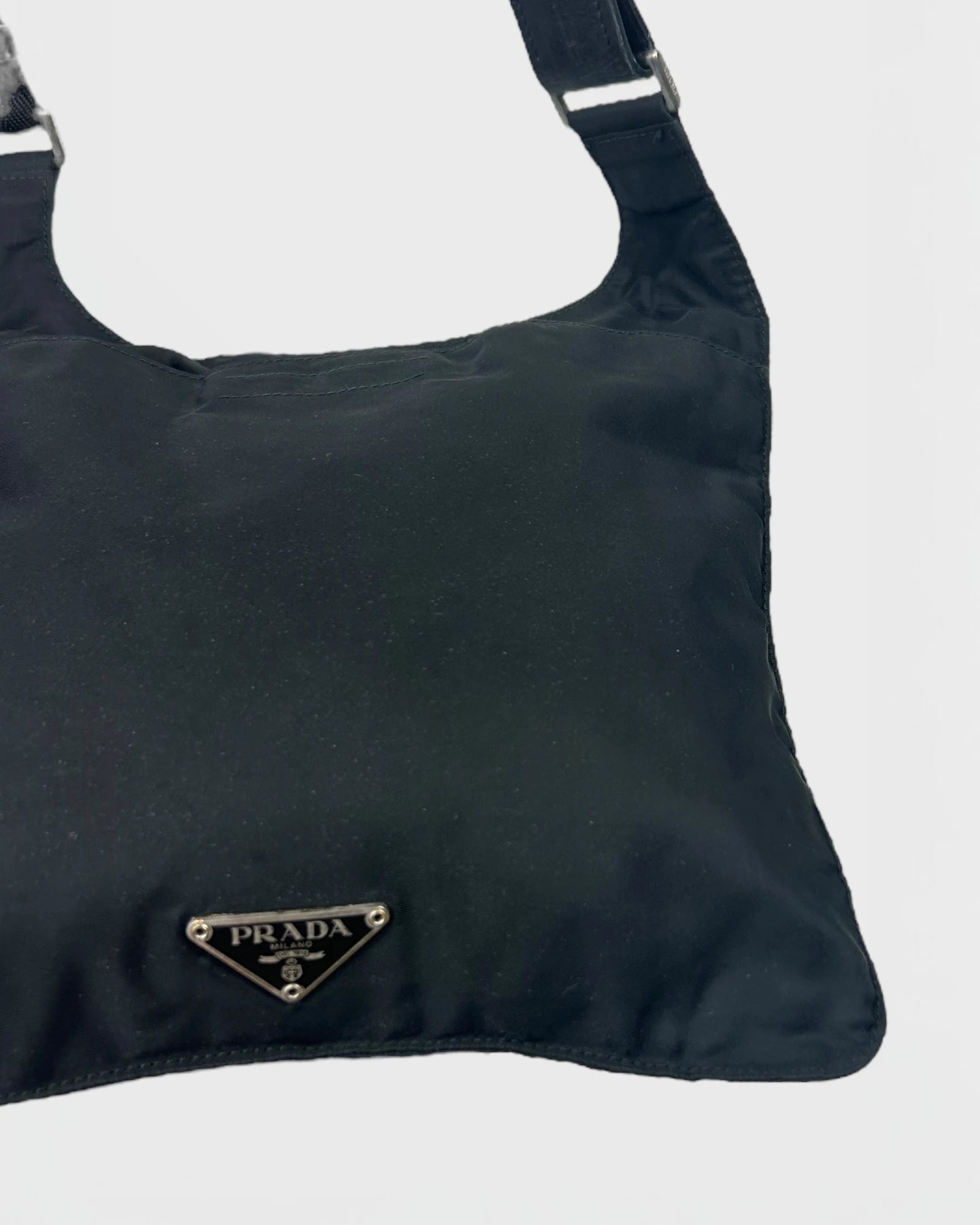 Prada flat nylon sacoche