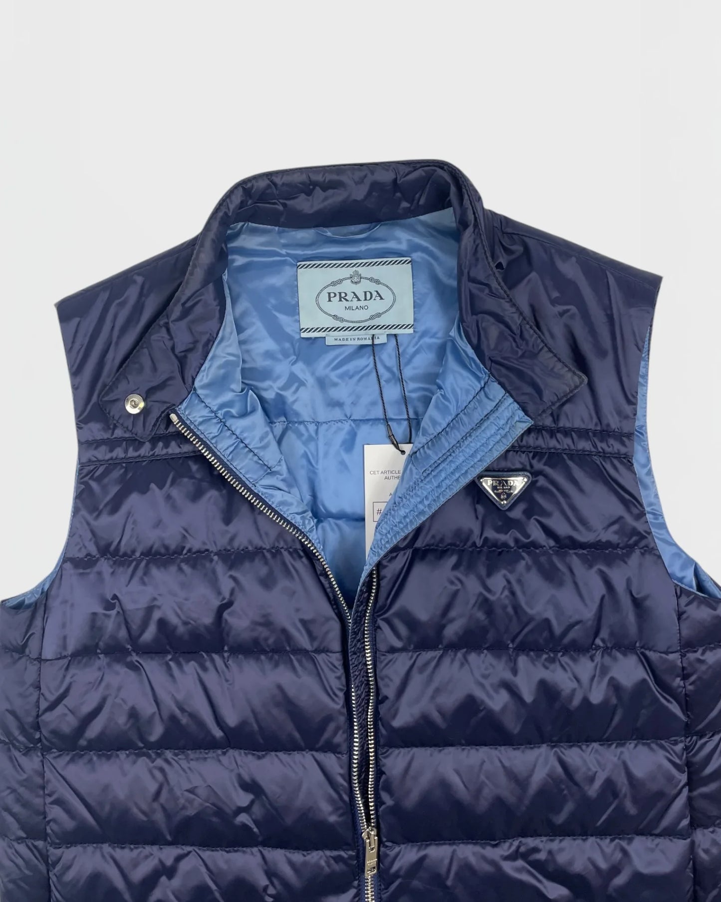 Prada doudoune sans manche