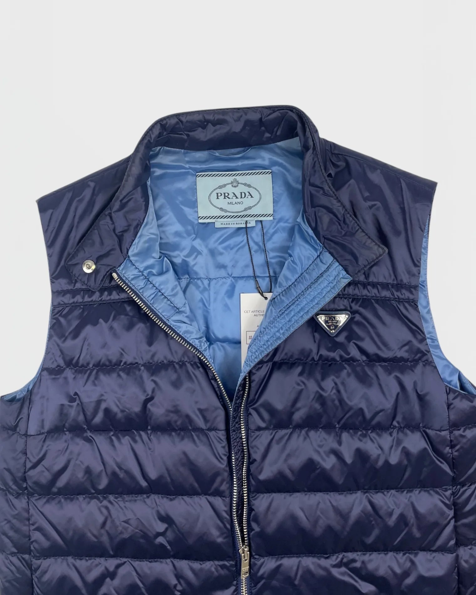 Prada doudoune sans manche