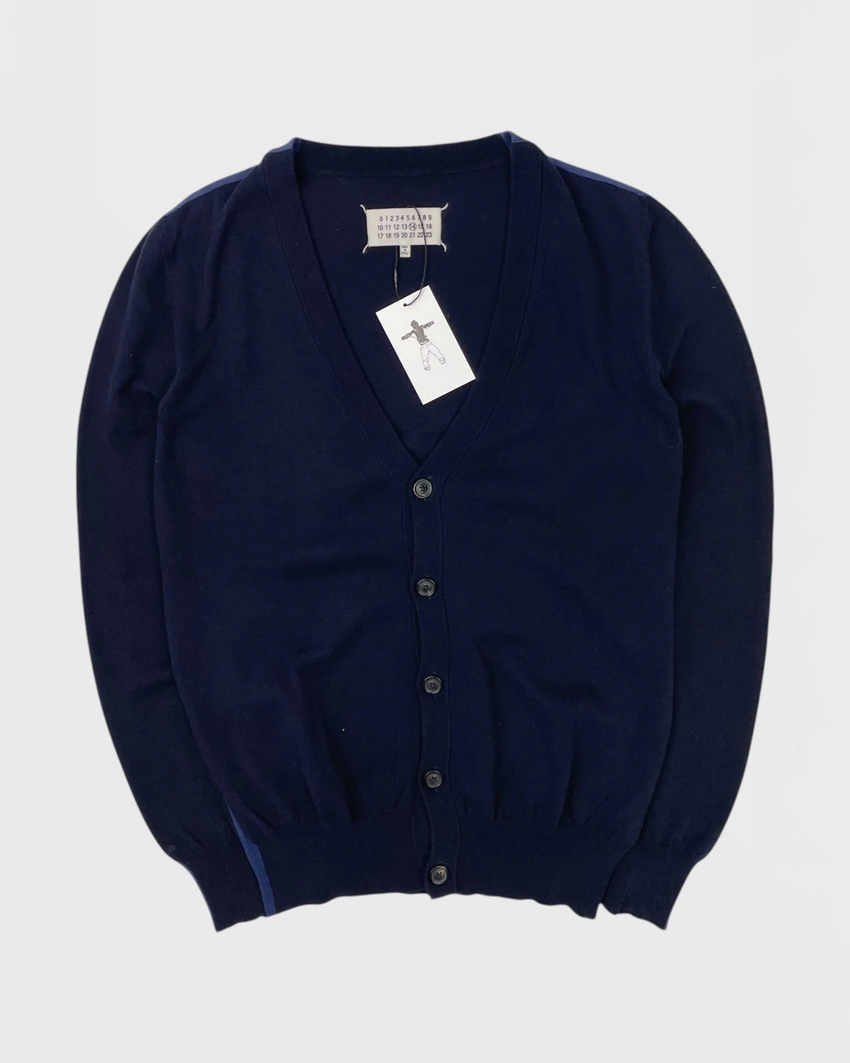 Margiela navy cardigan - The Reservery