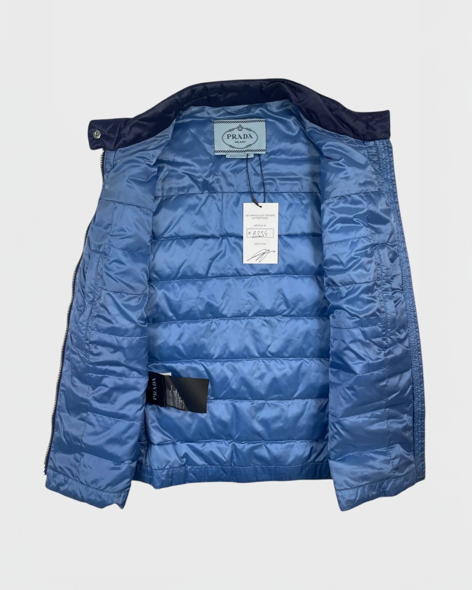 Prada doudoune sans manche