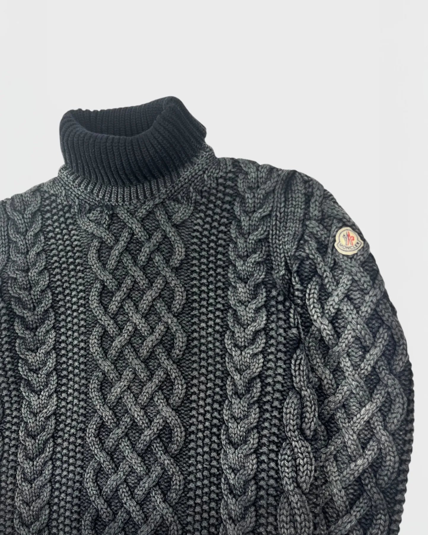 Moncler pull roulé en laine