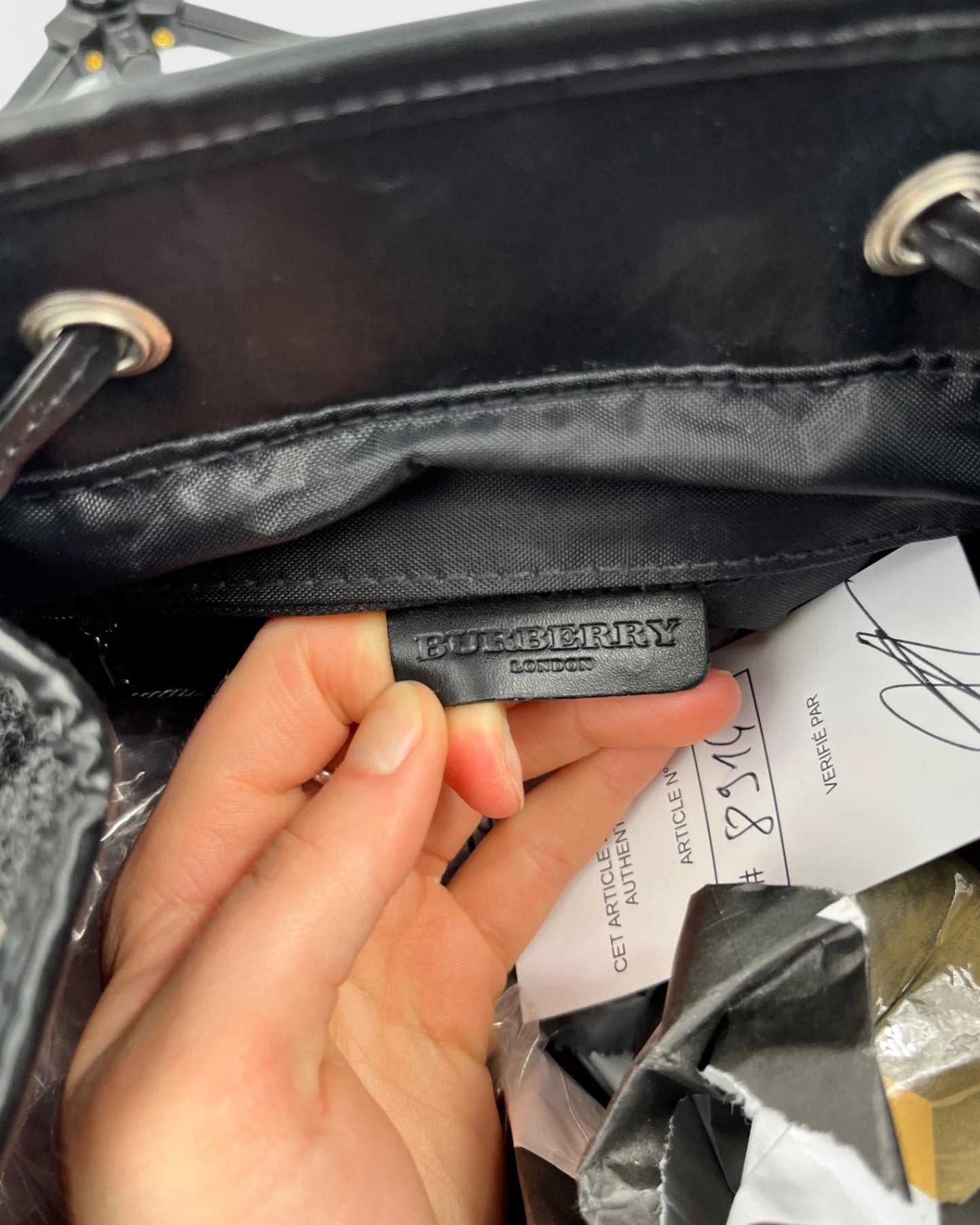 Burberry sac à main Bucket