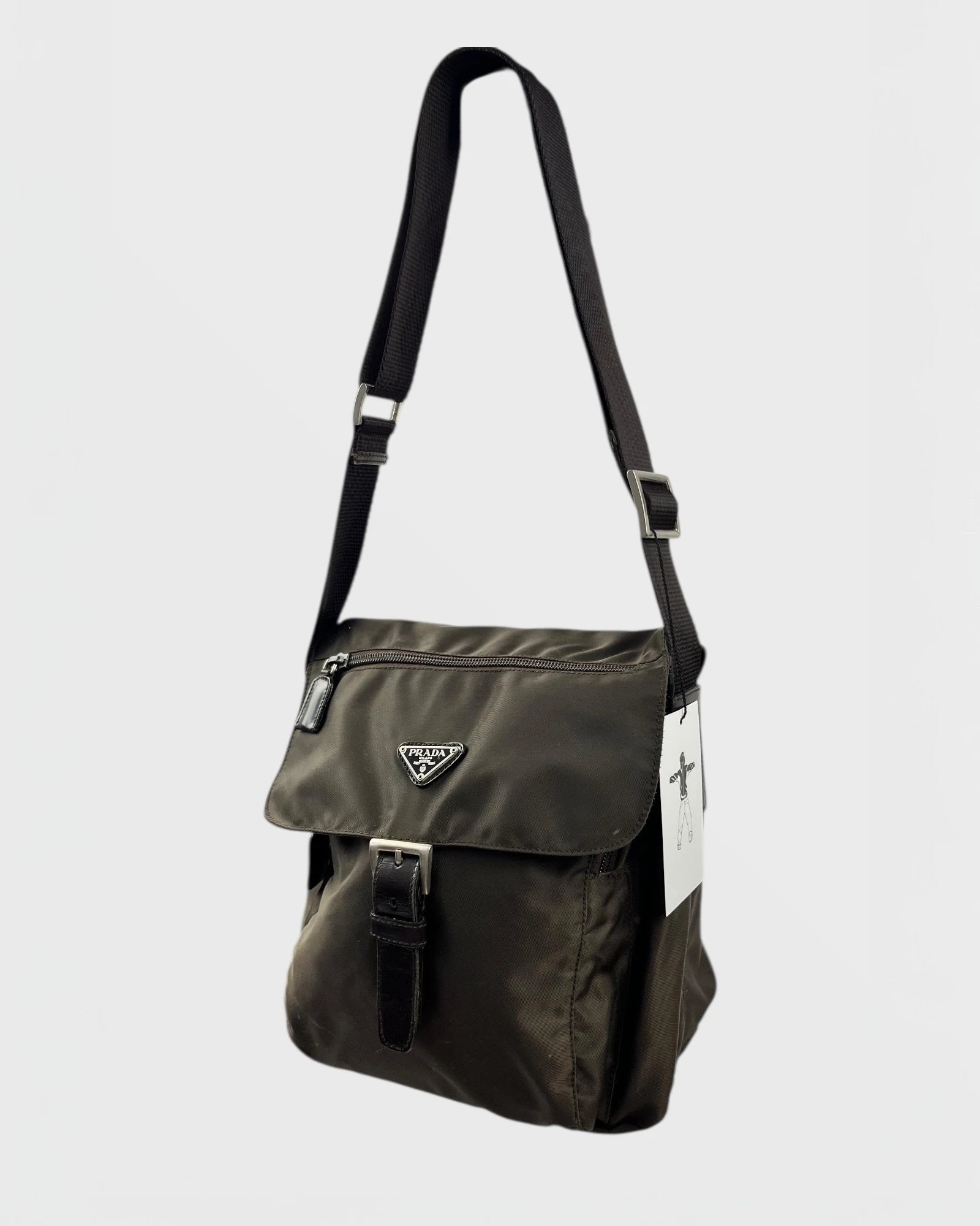 Prada nylon messanger sacoche