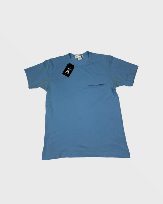 Comme des garçons t-shirt bleu (S)