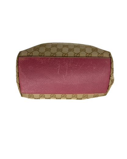 Gucci Sac à main en toile GG beige