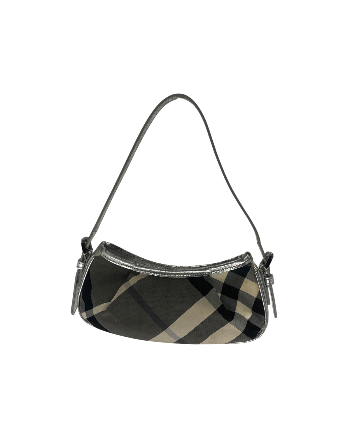 Burberry Sac porté épaule Tartan