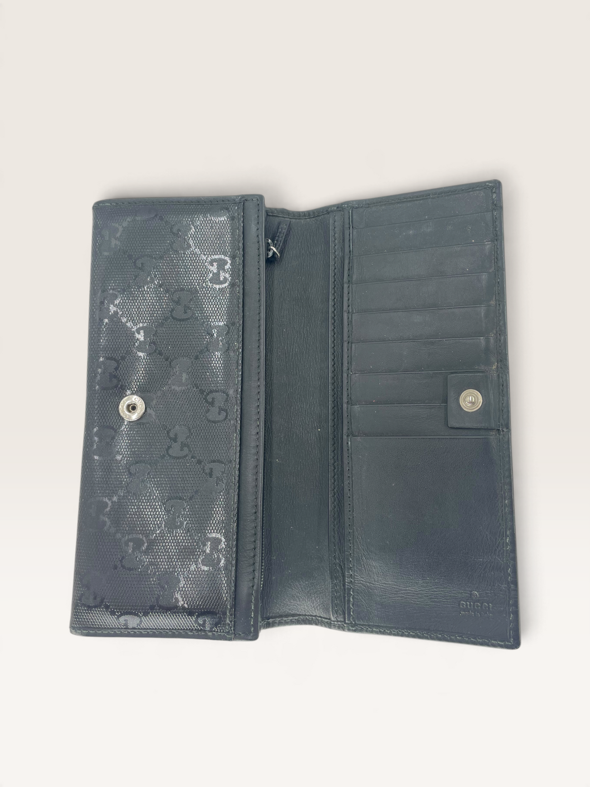 Gucci Portefeuille cuir vernis