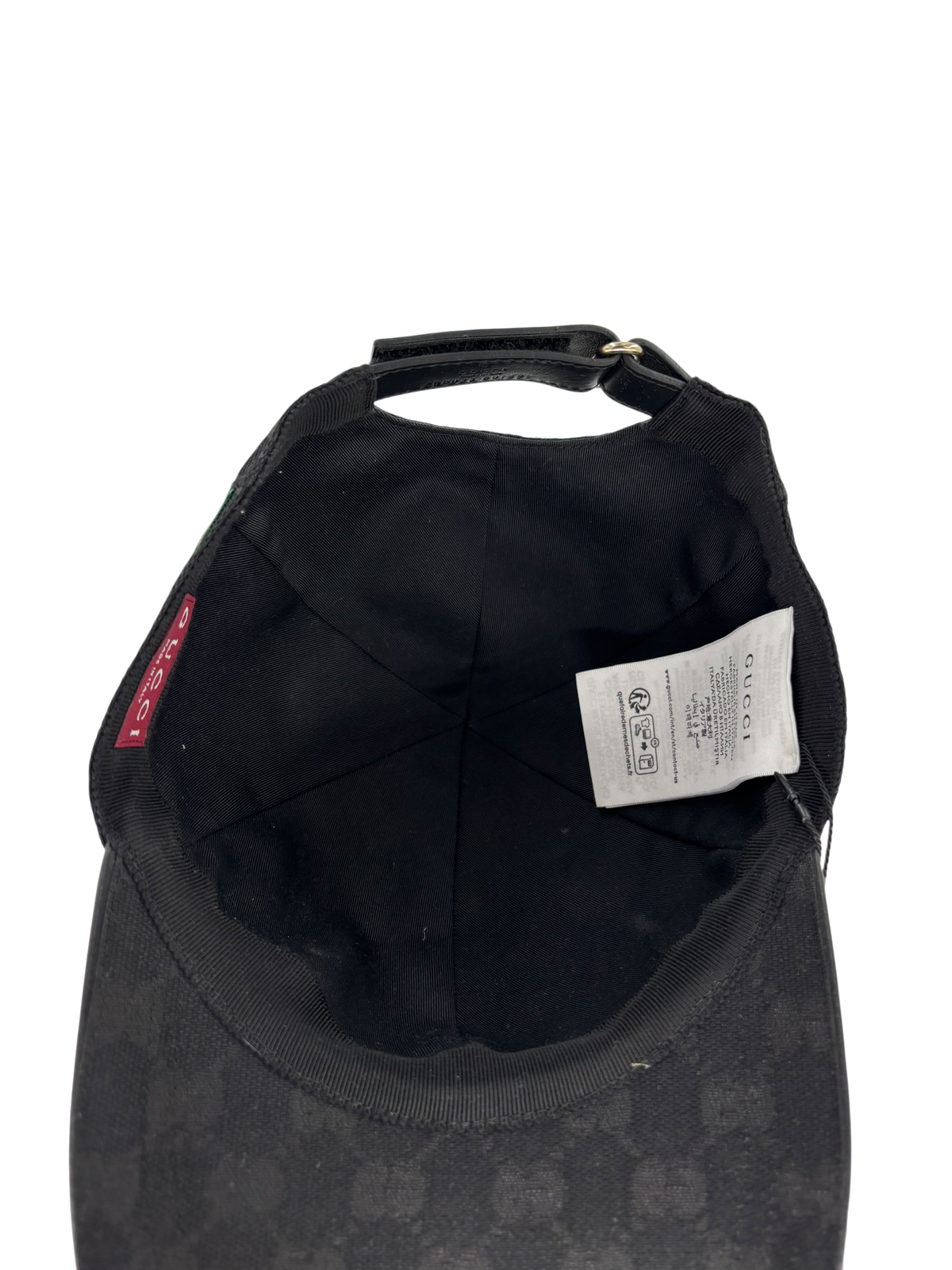 Gucci Casquette noir Toile GG