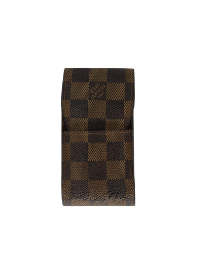 Louis Vuitton Porte cigare en cuir marron