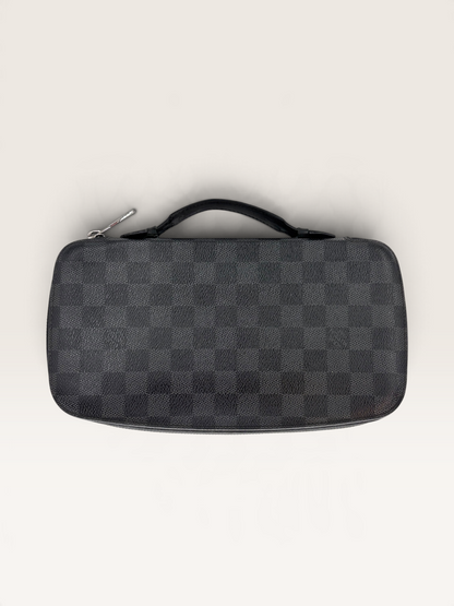 Louis Vuitton zippy XL pochette damier graphite