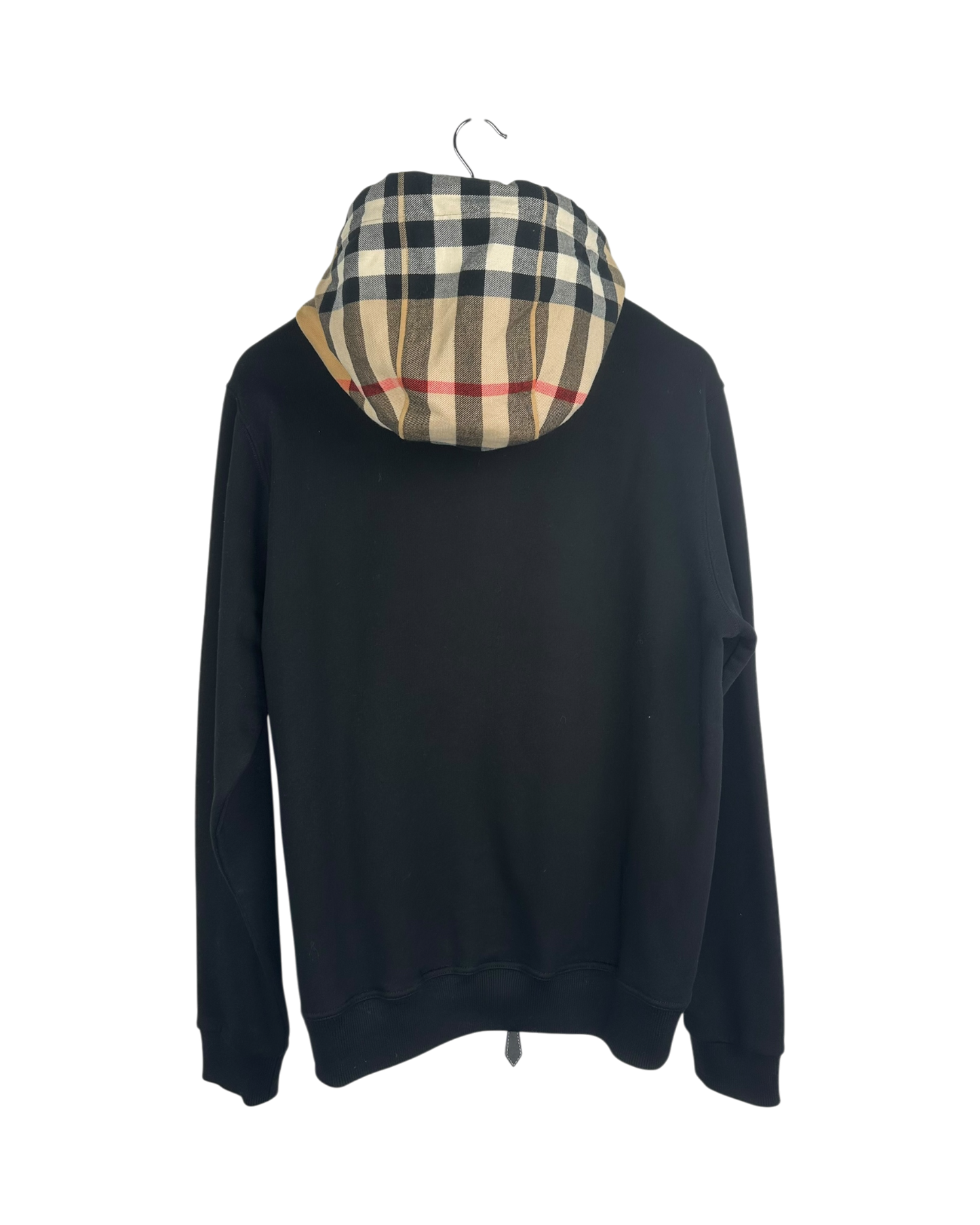 Burberry gilet à capuche tartan