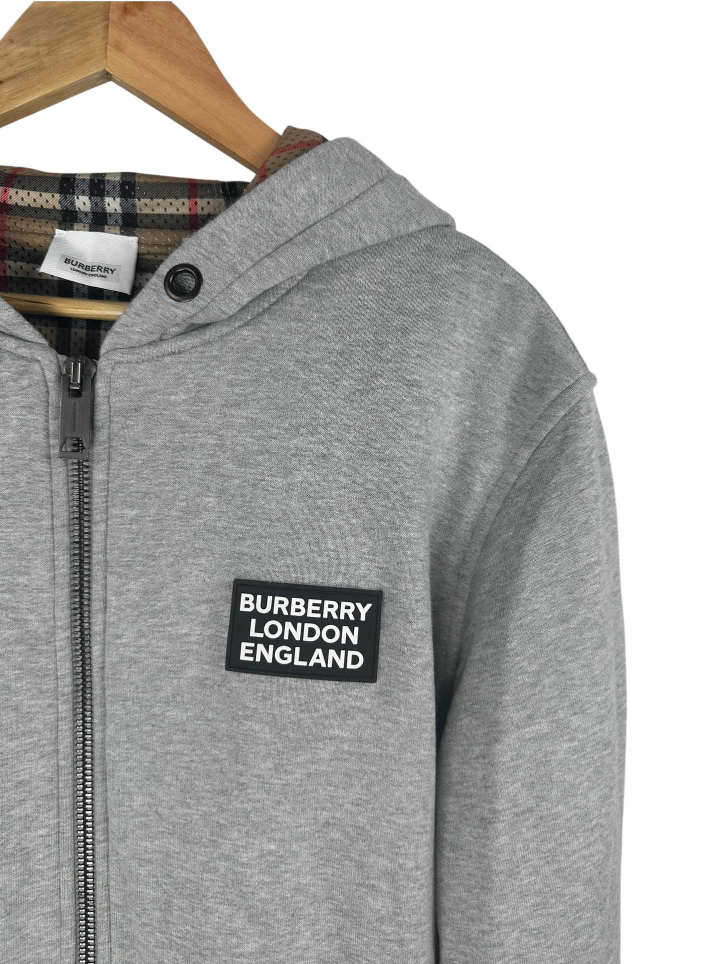 Burberry gilet à capuche