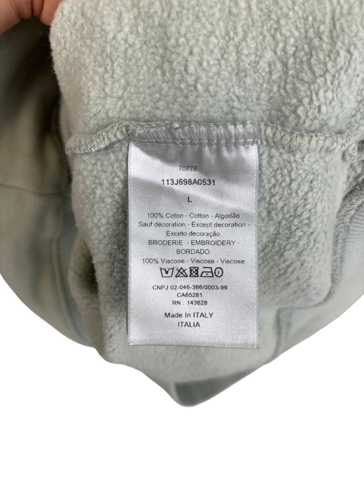 Dior pull à capuche