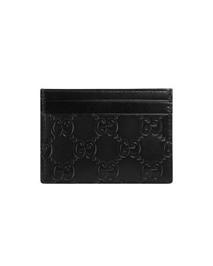 Gucci porte-cartes en cuir