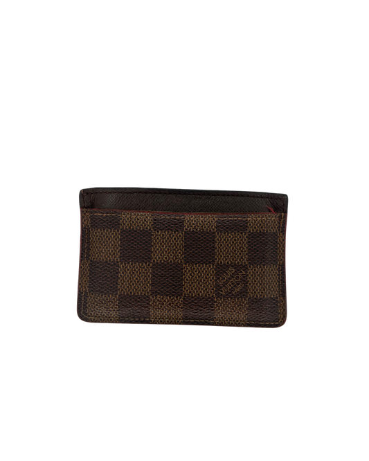 Louis Vuitton Porte-cartes damier marron