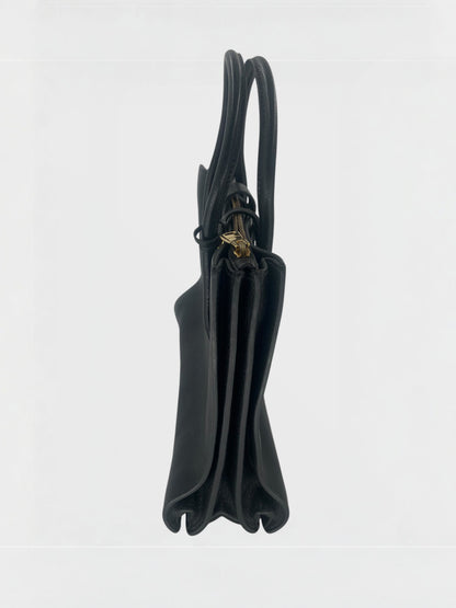 Miu Miu Sac à Main Madras Cuit Noir