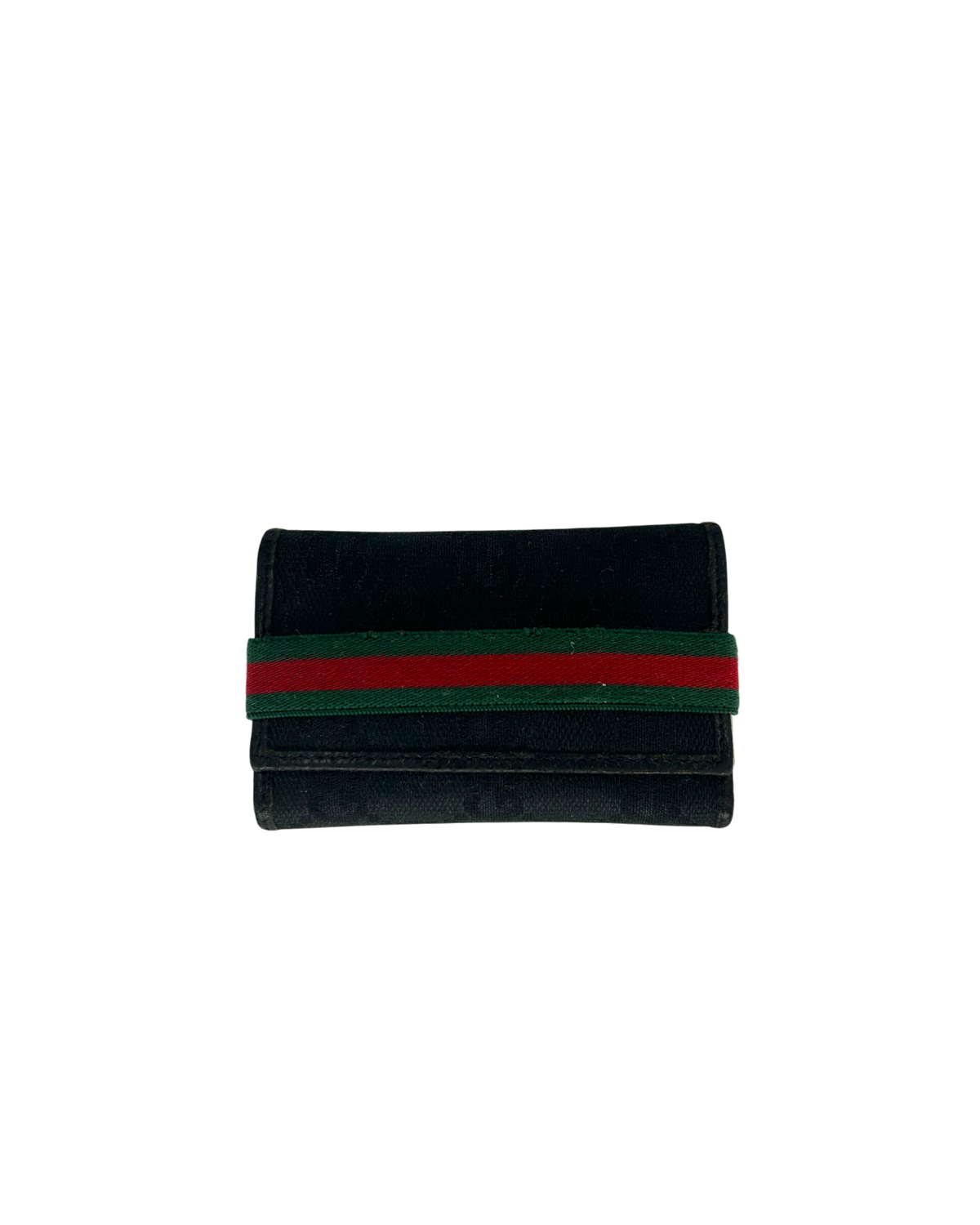 Gucci Porte-clés cuir noir