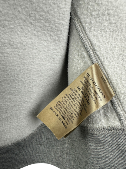 Burberry gilet a capuche gris