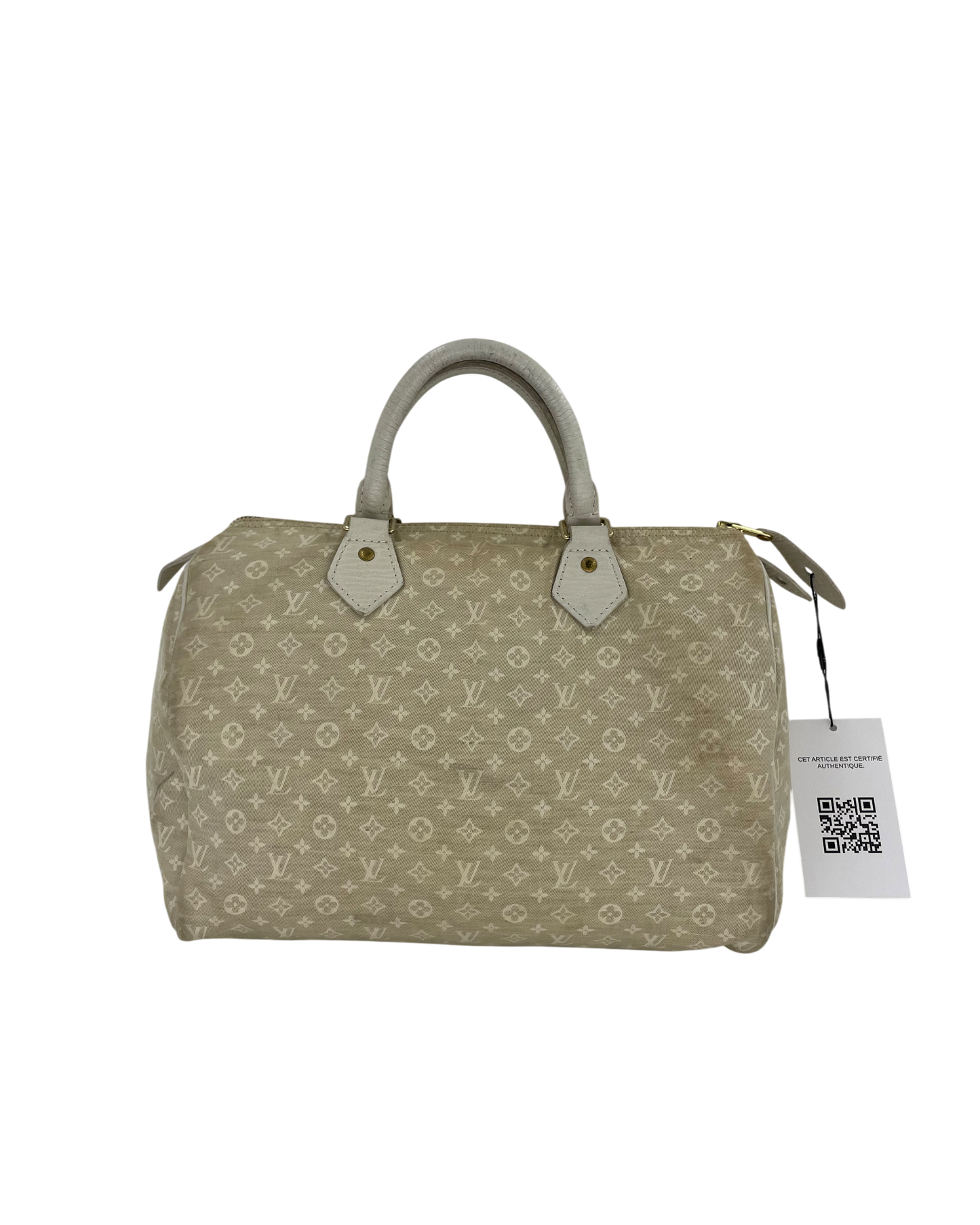 Louis Vuitton sac à main Speedy 30 blanc