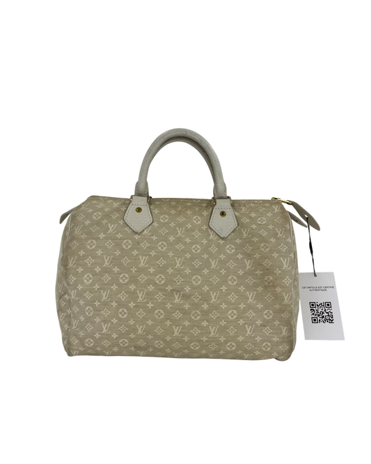Louis Vuitton sac à main Speedy 30 blanc