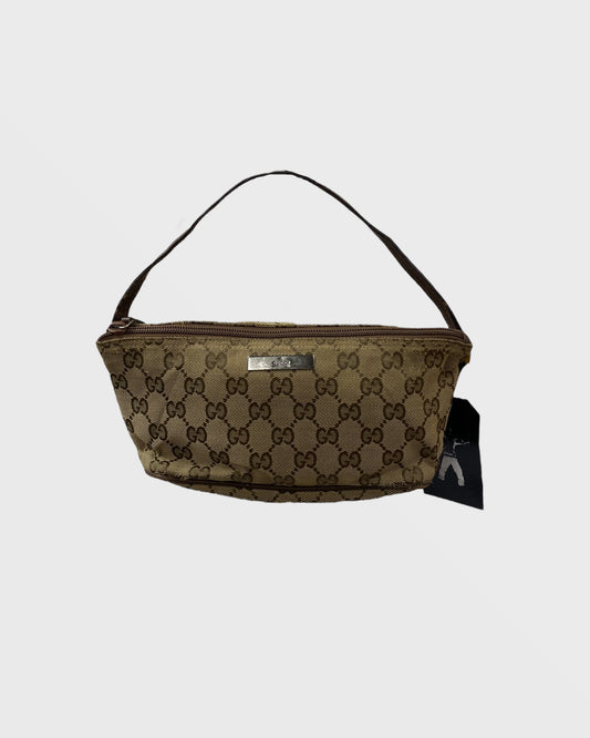 Gucci sac baguette en toile.