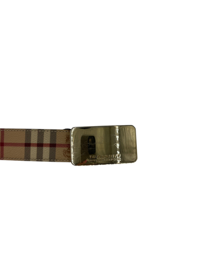 Burberry Ceinture tartan beige